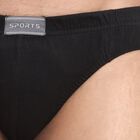 Men's Cotton Brief, काला, small image number null